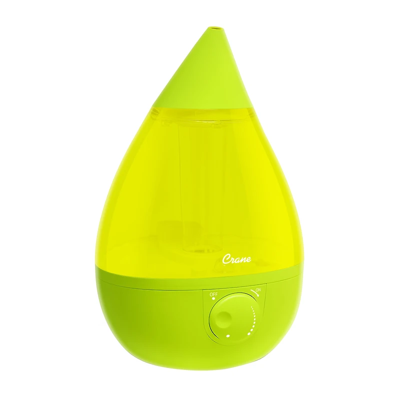 Crane Drop 1 Gallon Ultrasonic Cool Mist Humidifier - Green