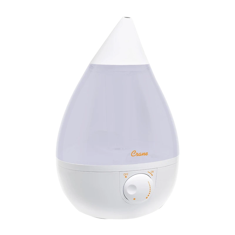 Crane Drop 1 Gallon Ultrasonic Cool Mist Humidifier