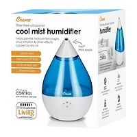 Crane Droplet 0.5 Gallon Ultrasonic Cool Mist Humidifier