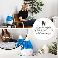 Crane 4-In-1 Top Fill 1 Gallon Cool Mist Humidifier with Sound Machine
