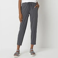 Stylus Womens Ankle Mid Rise Pull-On Pant