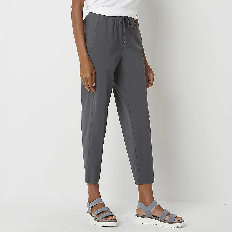 Stylus Womens Ankle Mid Rise Pull-On Pant