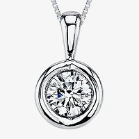 Sirena™ 1/12 CT. Natural Diamond 14K White Gold Pendant Necklace