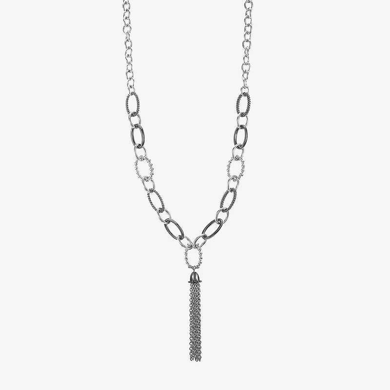 Liz Claiborne Tassel Womens 20 Inch Y Necklace