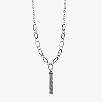 Liz Claiborne Tassel Womens 20 Inch Y Necklace