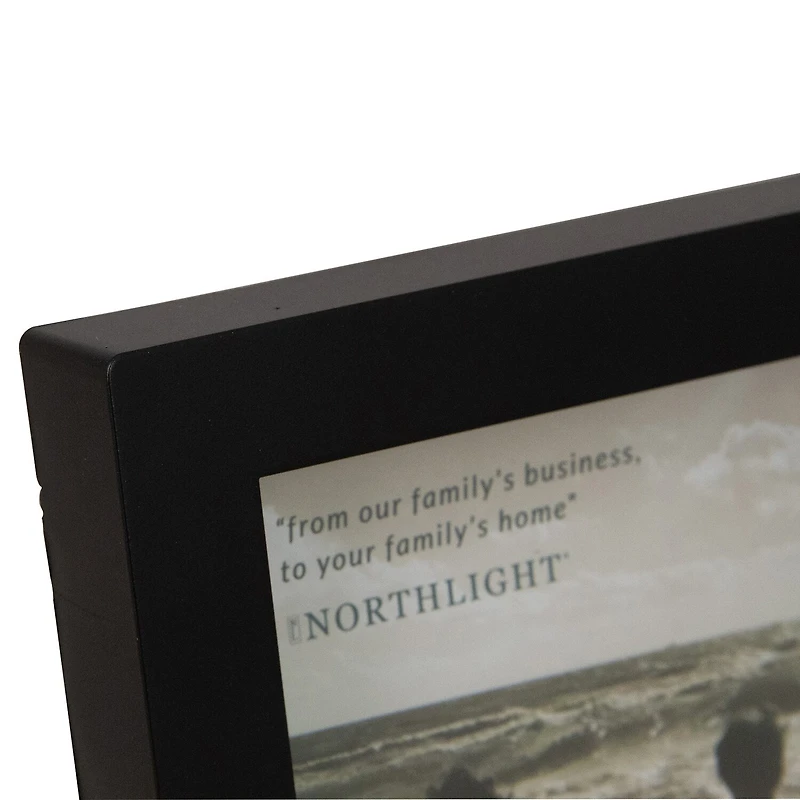 Northlight 8" X 10" Black With Easel Back Tabletop Frame