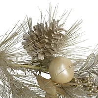 6' x 9'' Pomegranate and Apple Pine Needle Artificial Christmas Garland - Unlit