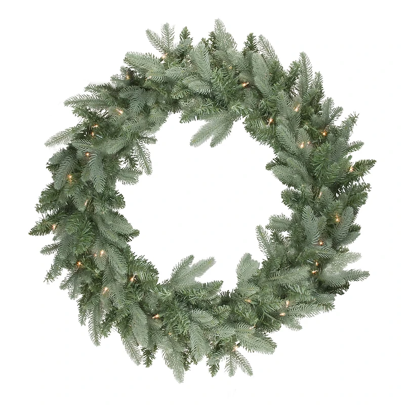 Pre-Lit Washington Frasier Fir Artificial Christmas Wreath - 36-Inch Clear Lights