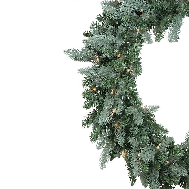 Pre-Lit Washington Frasier Fir Artificial Christmas Wreath - 36-Inch Clear Lights