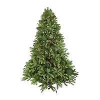7.5' Pre-Lit Noble Fir Full Artificial Christmas Tree - Clear Lights