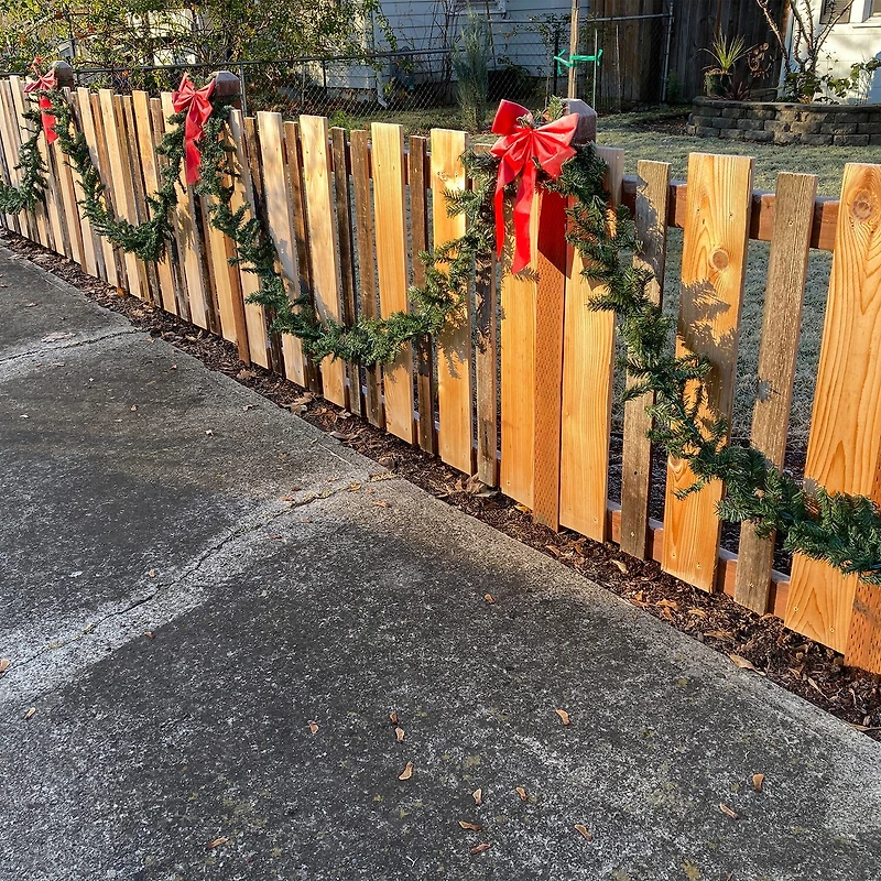100' x 8'' Green Commercial Length Canadian Pine Artificial Christmas Garland Unlit