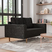 Furniture of America™ Megan Track-Arm Upholstered Loveseat