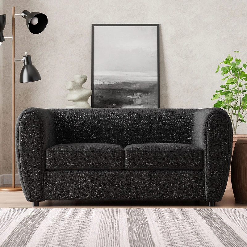 Furniture of America™ Katie Track-Arm Upholstered Loveseat