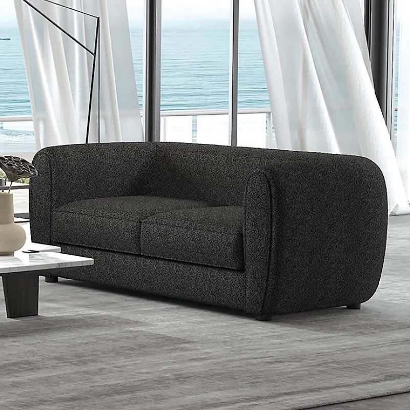 Furniture of America™ Katie Track-Arm Upholstered Loveseat