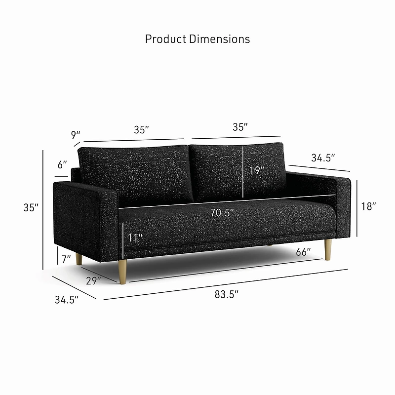 Furniture of America™ Megan Track-Arm Sofa