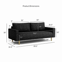 Furniture of America™ Megan Track-Arm Sofa