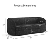 Furniture of America™ Julia Track-Arm Sofa
