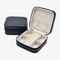 Mixit Jewelry Faux Leather Travel Case