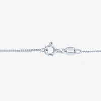 Womens Gemstone Sterling Silver Pear Pendant Necklace