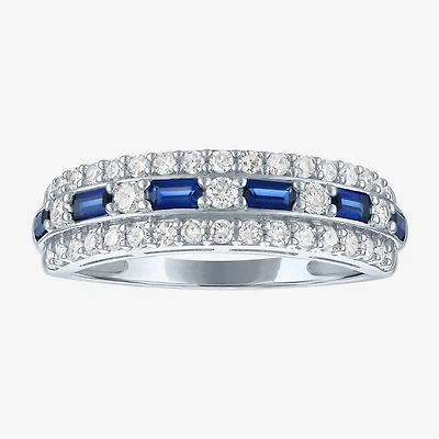 (G-H/Si2-I1) Womens 3.5MM 1/2 CT. T.W. Lab Grown 10K Gold Wedding Band