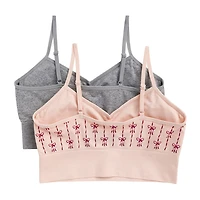 Maidenform Plus Girls Seamless Light Support 2-pc. Longline Long Line Bra Rj43542c-As4