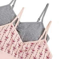 Maidenform Plus Girls Seamless Light Support 2-pc. Longline Long Line Bra Rj43542c-As4