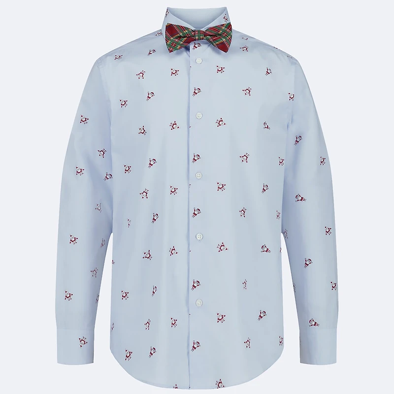 TFW Little & Big Kid Boys Long Sleeve Point Collar Shirt + Tie Set