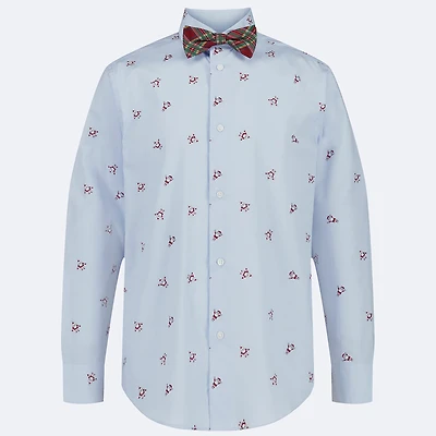 TFW Little & Big Kid Boys Long Sleeve Point Collar Shirt + Tie Set