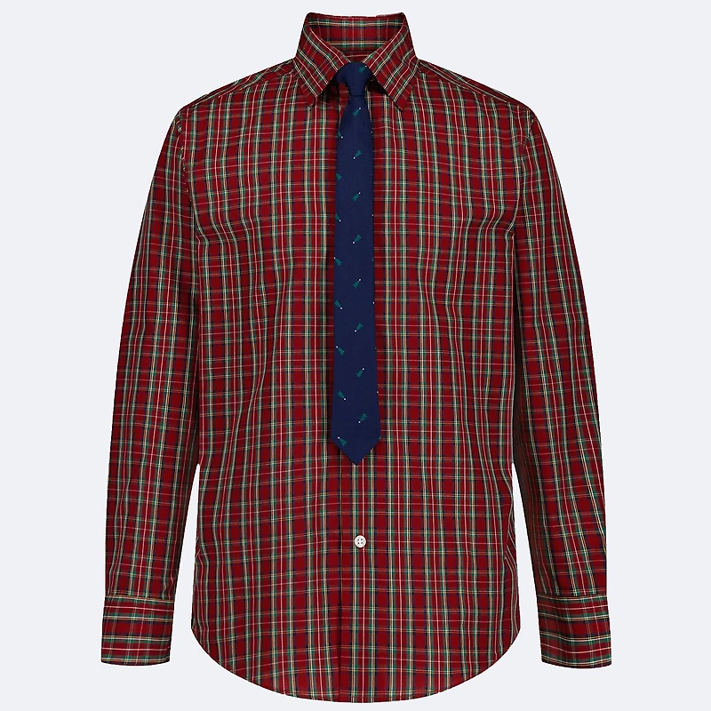 TFW Little & Big Kid Boys Long Sleeve Point Collar Shirt + Tie Set