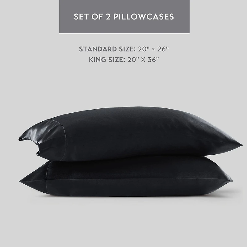 Madison Park Essentials Satin Wrinkle Resistant Pillowcase