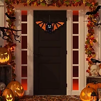 Northlight 25" Led Lighted Bat Halloween Yard Art
