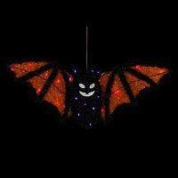 Northlight 25" Led Lighted Bat Halloween Yard Art