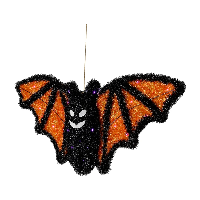 Northlight 25" Led Lighted Bat Halloween Yard Art
