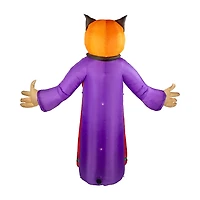 Northlight 8' Led Lighted Inflatable Jack-O-Lantern Grim Reaper Halloween Inflatable