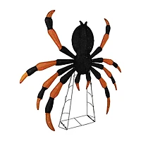 Northlight 4.5" Led Lighted Spider Halloween Yard Art