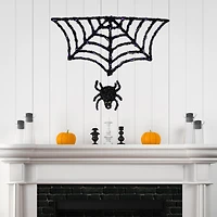 Northlight 36" Lighted Spider And Web Halloween Yard Art