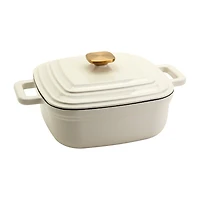 Smith & Clark Cast Iron 4-qt. Square Dutch Oven
