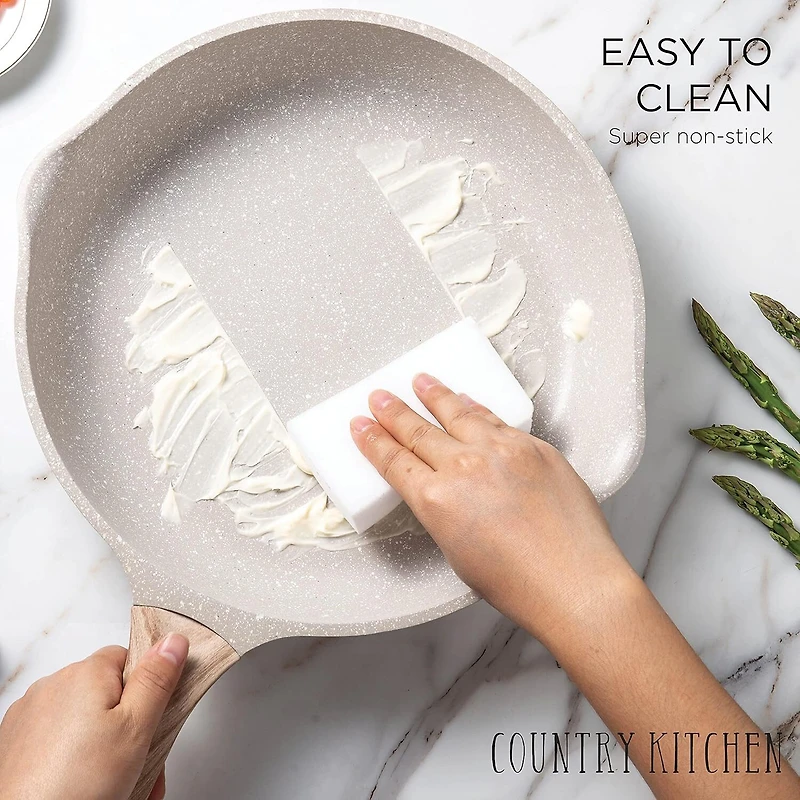 Country Kitchen 15-pc. Durable Non-Stick Cookware Set