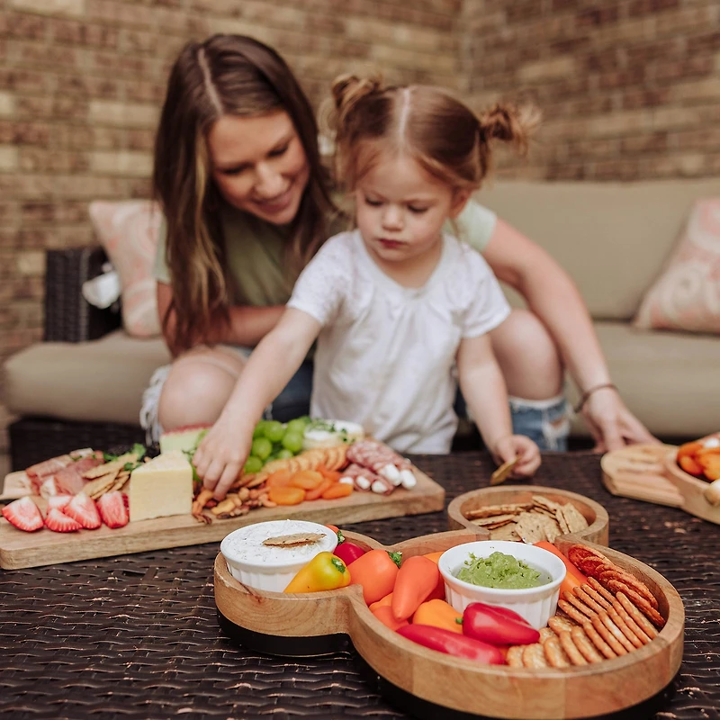 Picnic Time -pc. Wood Serving Tray