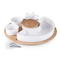Picnic Time Wood Serving Set