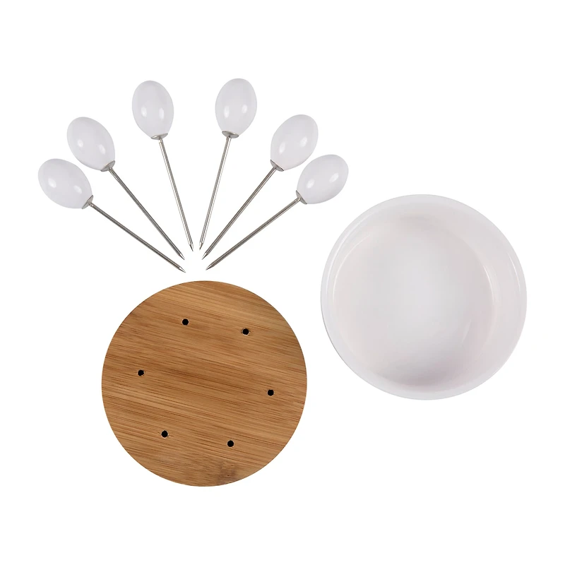 Picnic Time Wood Serving Set