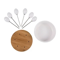 Picnic Time Wood Serving Set