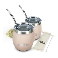 London Sip 8-oz. Yerba Mate Cup Set