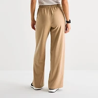 Stylus Womens Wide Leg Mid Rise Trouser