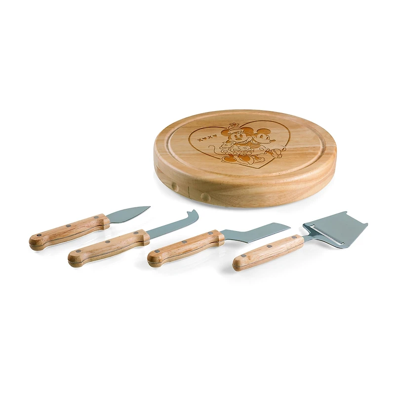 Picnic Time Wood Cheese Board Set
