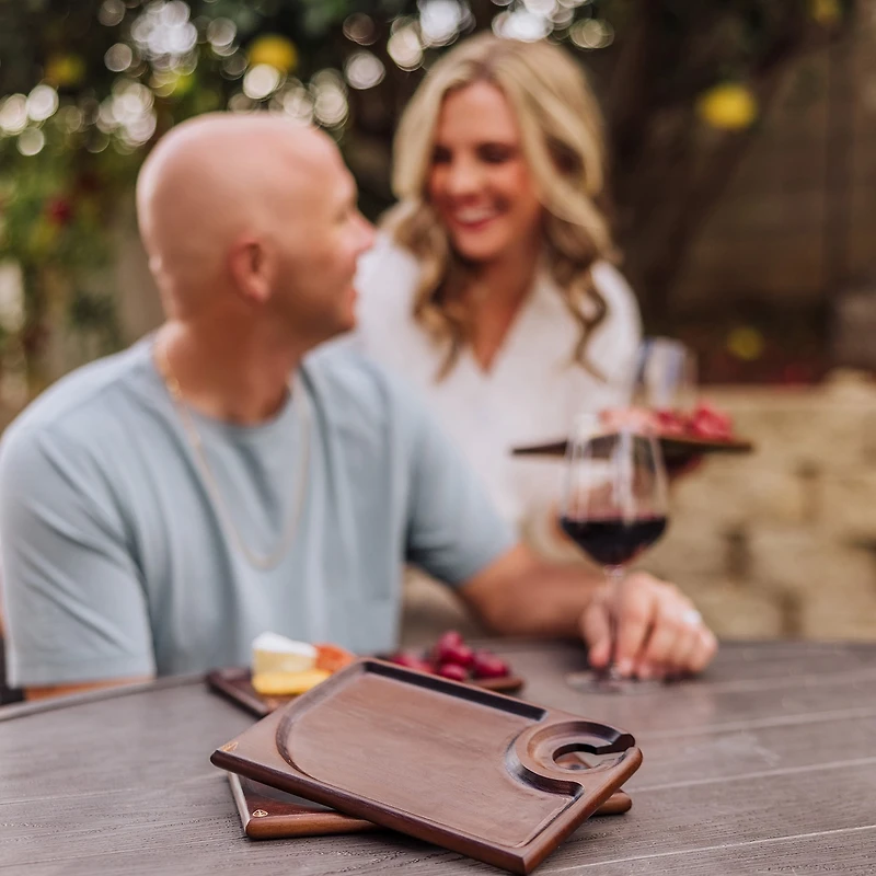 Picnic Time Wood Appetizer Plate
