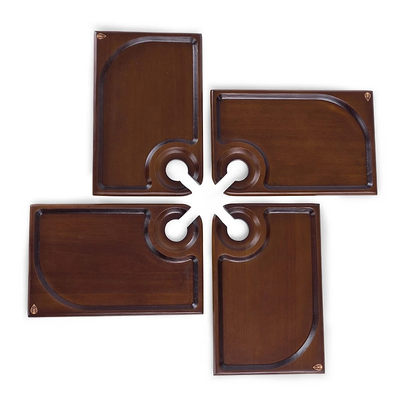 Picnic Time Wood Appetizer Plate