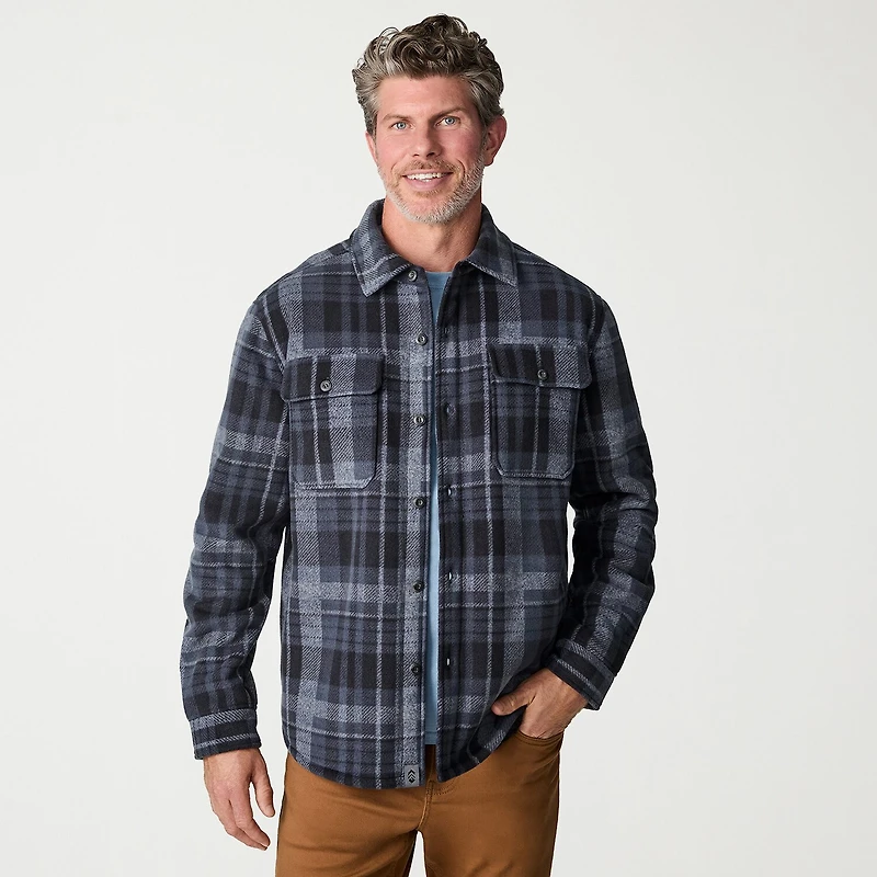 Free Country Mens Fleece Lightweight Jacket