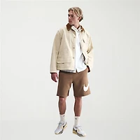 Nike Fleece Mens 11" Mid Rise Big and Tall Workout Shorts