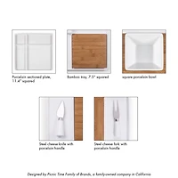 Picnic Time Wood Serving Set